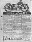 Walter Z.Sp.129 und Z.T.229 Test Das Motorrad 1929
